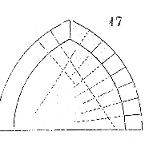 Sketch of Claveaux arc ogive