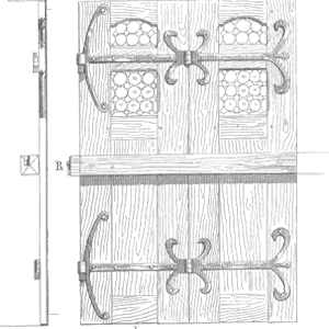 Drawing of Volet chateau Carcassonne