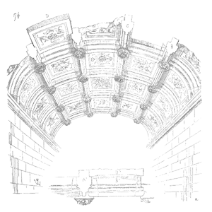 Drawing of Voute XVIe siecle