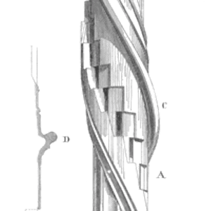 Drawing of Escalier college Montaigu