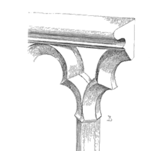 Sketch of Balustrade XIIIe siecle