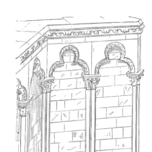 Sketch of Arcature cathedrale Sens