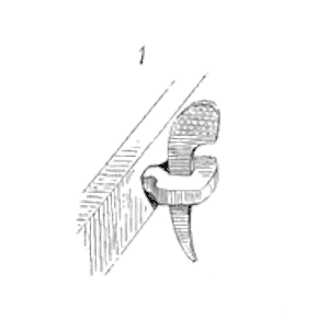 Sketch of Clavette medievale