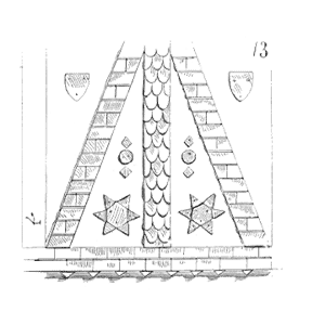 Sketch of Ardoises ornementales
