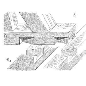 Sketch of Assemblage sabliere aronde