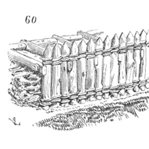 Drawing of Rempart de pieux