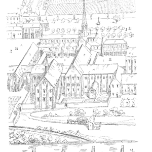 Drawing of Abbaye Citeaux