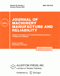 Journal of Machinery Manufacture and Reliability